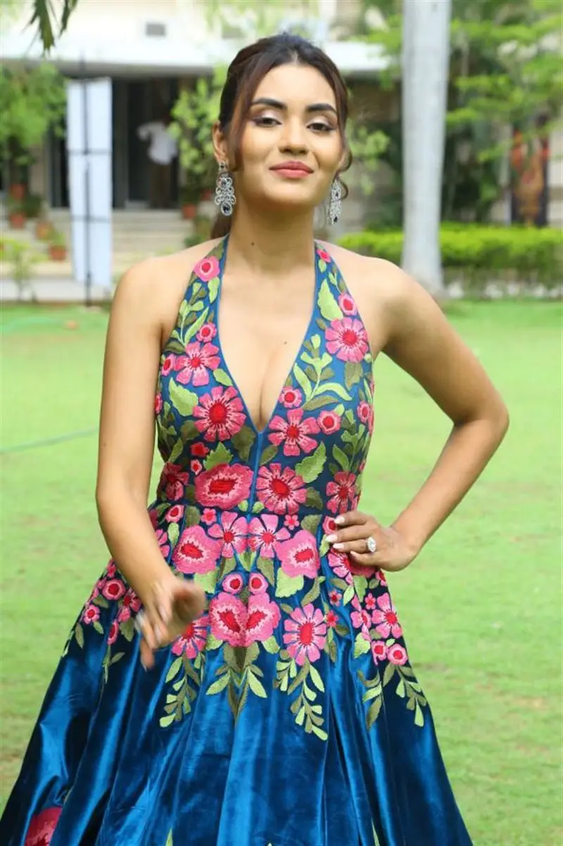 Garima Chouhan in Blue Gown